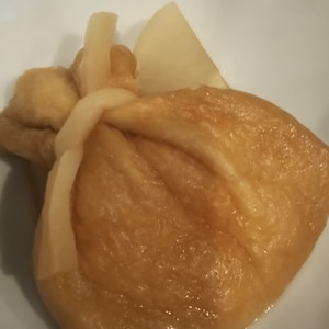 油揚げのたまご巾着煮！白だしで〜